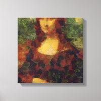 Mona Lisa Lettuce Art fine Cuillère végétale