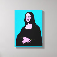 Mona Lisa Pop Art Style