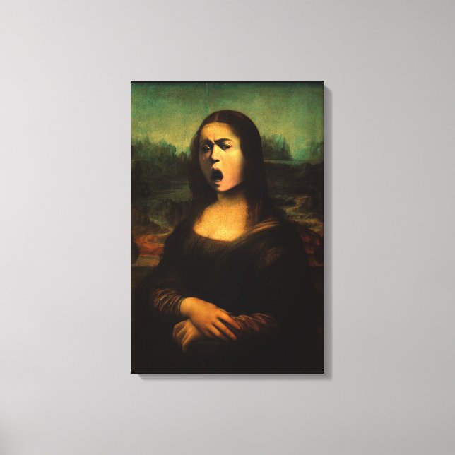 Toile Mona Medusa du Caravaggio (Recto)
