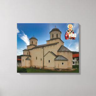 Toile Monastère de Mileseva Saint Nicolas