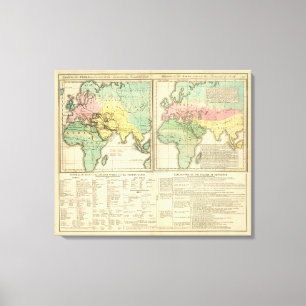 Toile Monde comme connu de la Division d'ancients
