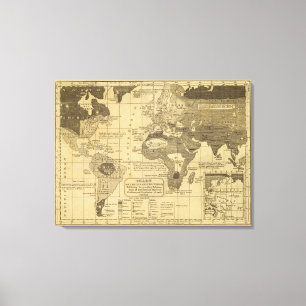 Toile Monde habité
