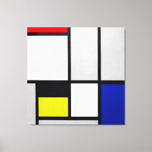 Toile MONDRIAN - TABLEAU No. III - 1922-1925 - De Stijl
