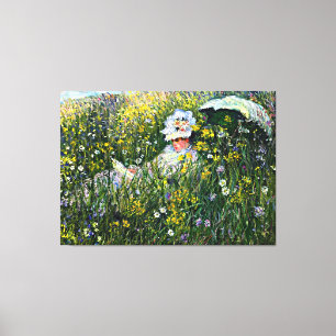 Toile Monet - Dans le pré