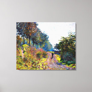 Toile Monet - Le Chemin protégé, célèbre peinture,