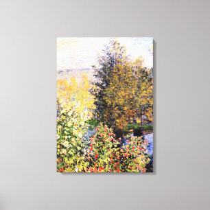 Toile Monet - Le jardin des Hoschede à Montgeron