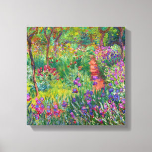 Toile Monet "Le jardin d'Iris à Giverny"