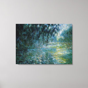 Toile Monet - Matin sur la Seine dans la pluie