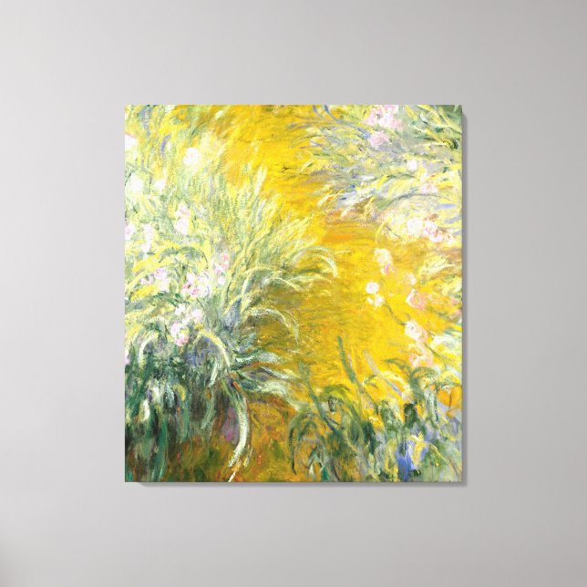 Toile Monet,The Path through the Irises (Recto)
