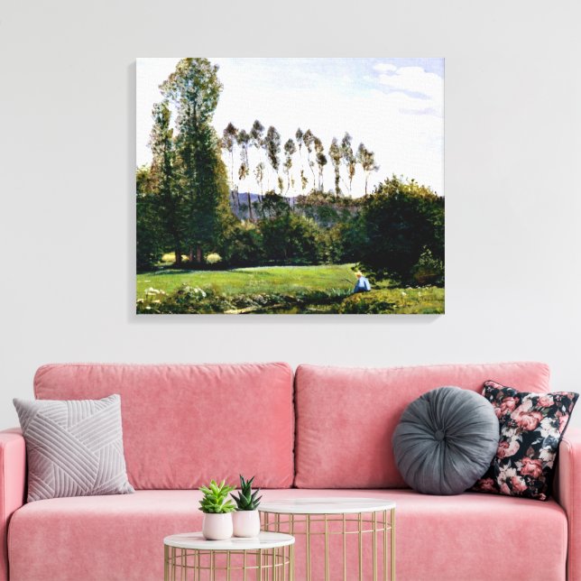 Toile Monet - Vue sur Rouelles Le Havre (Insitu(Salon))