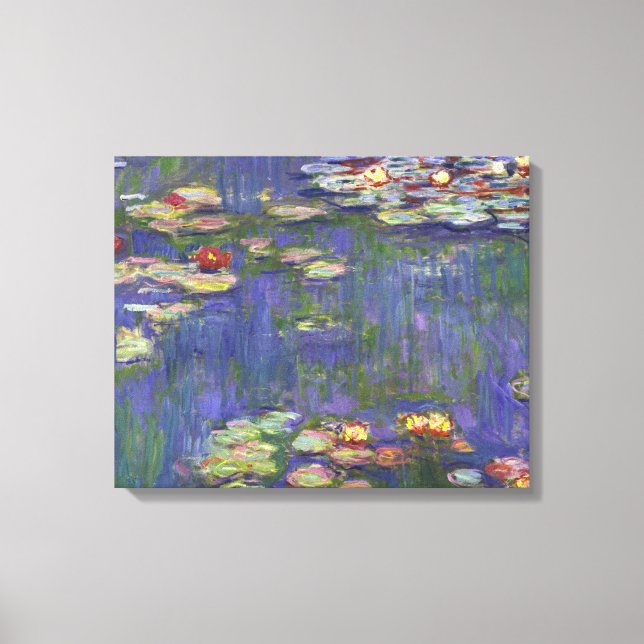 Toile Monet Water Lilies Chef-d'oeuvre Peinture (Recto)