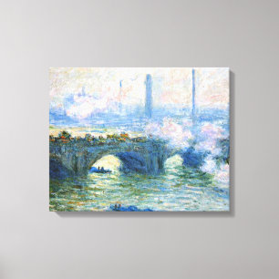 Toile Monet - Waterloo Bridge, Londres,
