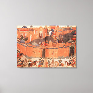 Toile Mongoles sous la direction de Hulagu Khan