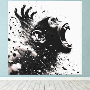 Toile Monkey Blast