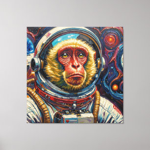 Toile Monkey Gone to Heaven-7