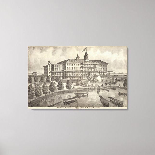 Toile Monmouth House, Spring Lake Beach, New Jersey (Recto)