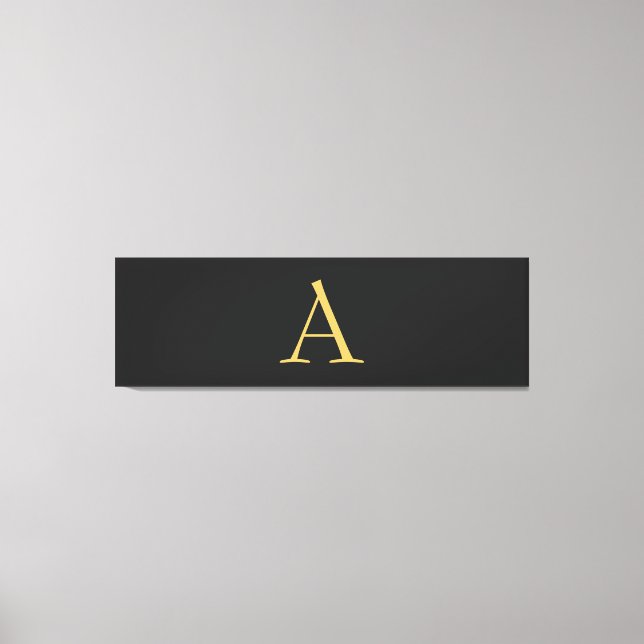 Toile Monogramme couleur or gris professionnel (Recto)