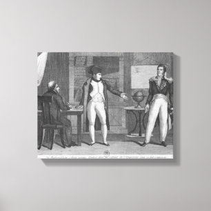 Toile Monsieur Hudson Lowe venant dans l'étude du