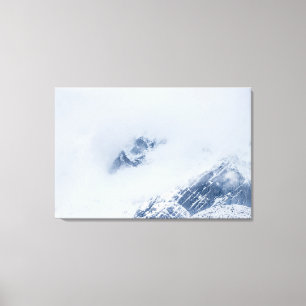 Toile Montagnes nuageuses