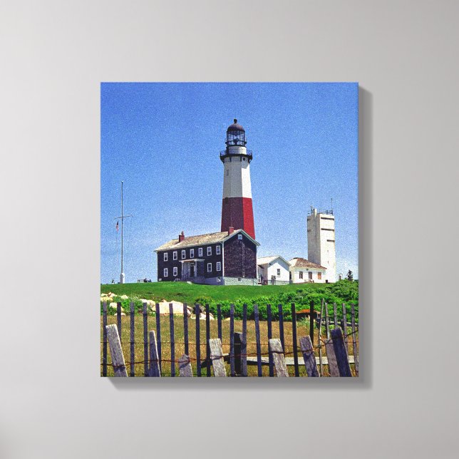 Toile Montauk point Lighthouse (Recto)