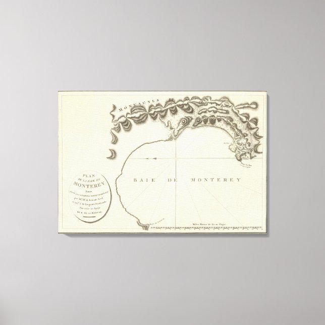 Toile Monterey, Californie (Recto)