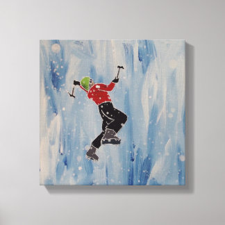 Toile Monteur de glace