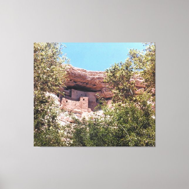 Toile Montezuma Castle National Monument AZ Photo Design (Recto)