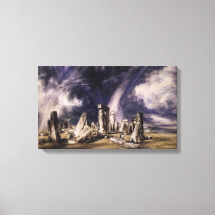 Toile Monument antique de Stonehenge (par John Constable