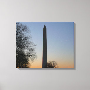 Toile Monument Washington au coucher du soleil à DC