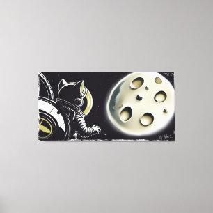 Toile Moon Kitty