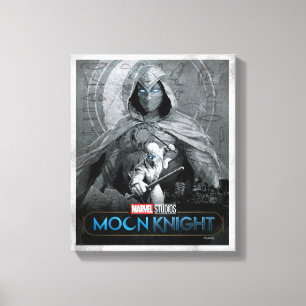 Toile Moon Knight & Mr Knight Skyline Graphic