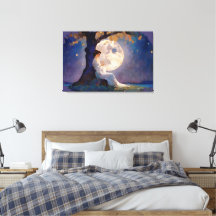 Moonlit Dreamer - Serene Night Sky