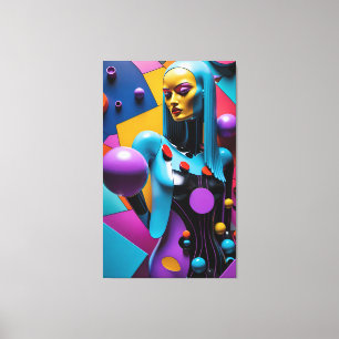 Toile Morceaux de son télékinésie