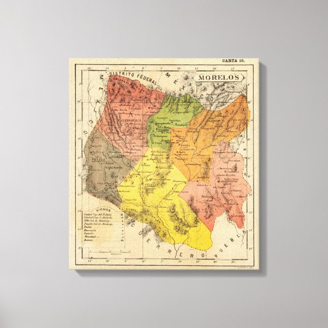 Toile Morelos, Mexique (Recto)