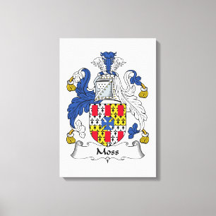 Toile Moss Family Crest