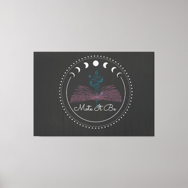 Toile Mote it Be Decor Sign (Recto)