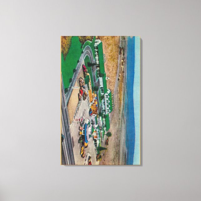 Toile Motel Patmars et moderne Drive-InState (Recto)