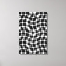 Motif à carreaux à plaid noir et blanc sans coutur
