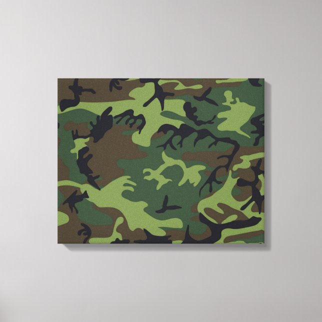 TOILE MOTIF CAMOFLAUGE (Recto)