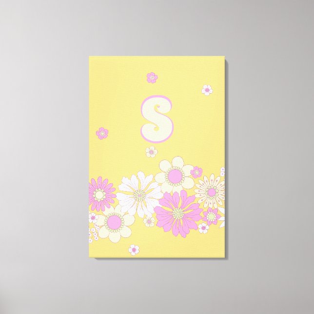 Toile Motif d'alimentation Super Monogram Retro les anné (Recto)