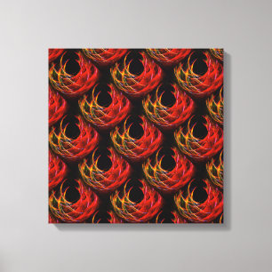 Toile Motif d'art abstrait élégant bohème moderne mignon