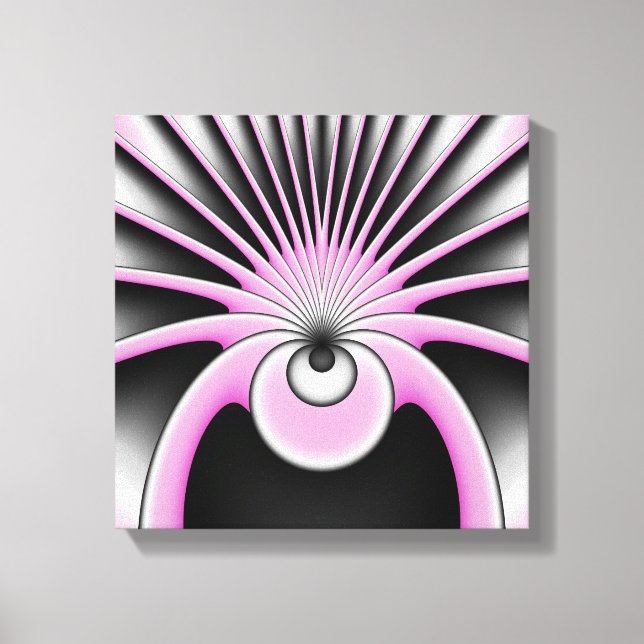 Toile Motif d'art fractal Abstrait moderne (Recto)