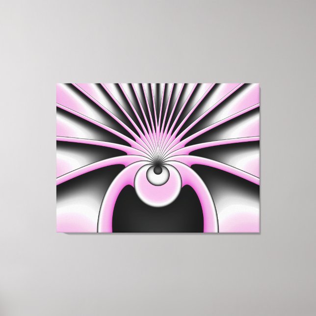 Toile Motif d'art fractal Abstrait moderne (Recto)