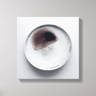 Toile Motif de café monochrome texture art abstrait 6