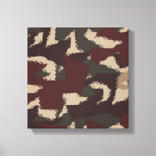 Toile Motif de camouflage militaire Abstrait