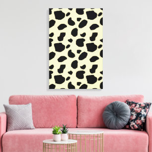 Toile Motif de couleur de peau d'animal de vache