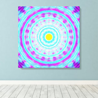 Toile Motif de mandala de physique quantique