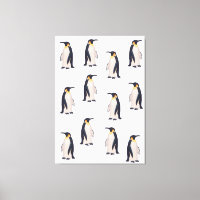 Motif de pingouins mignons