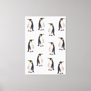 Toile Motif de pingouins mignons