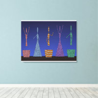 Motif de silhouette de femmes au crochet 